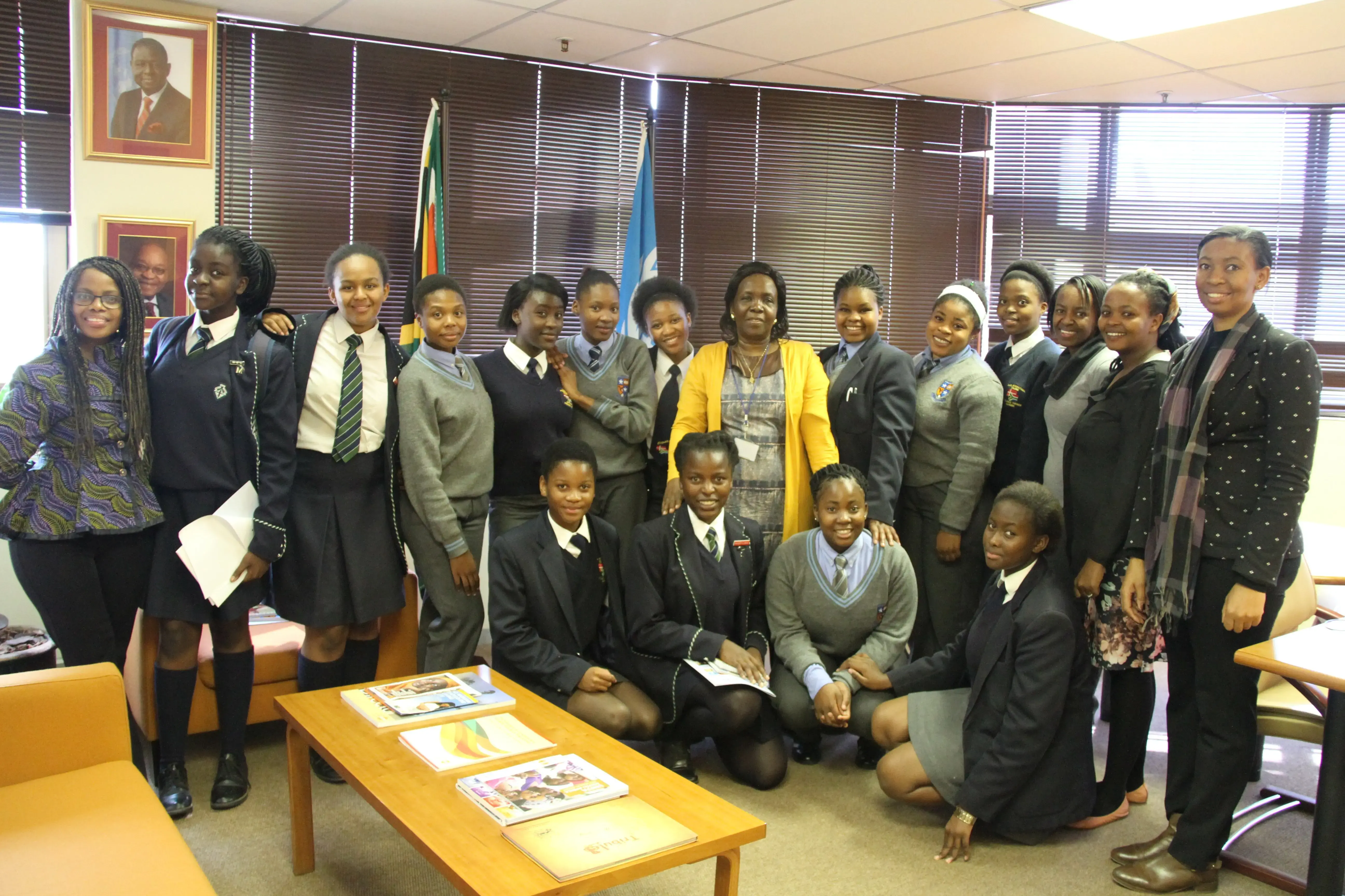 UNFPA hosts girl learners on “Take a Girl Child to Work Day”