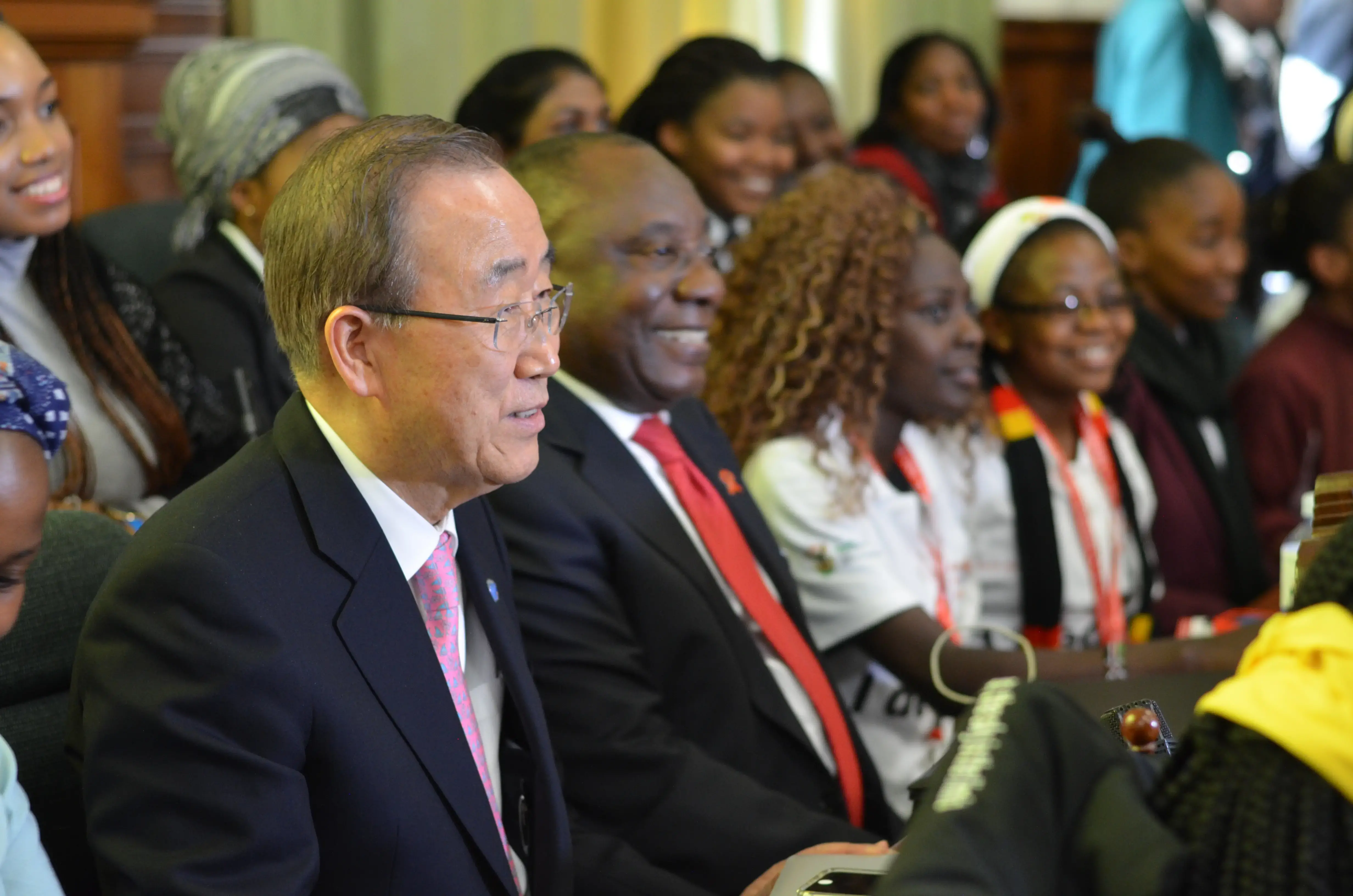 Dialogue between UN Secretary General, South African Deputy President and Young People