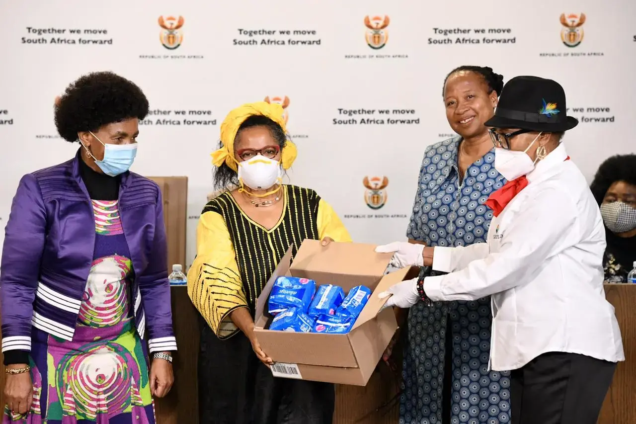 United Nations hands over menstrual health and hygiene management products and Covid-19 masks