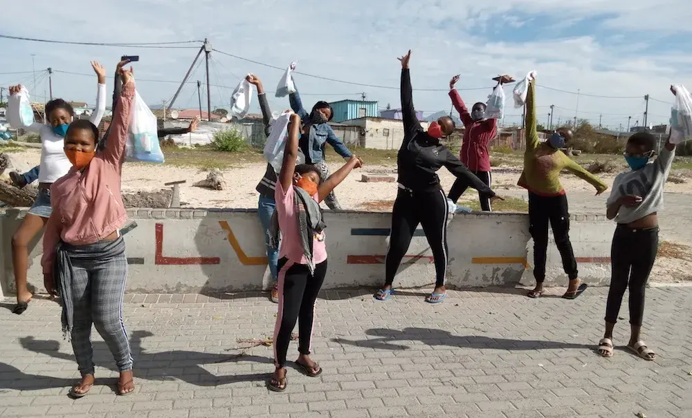 How girls in informal settlements are coping with menstrual health during South Africa's COVID-19 lockdown